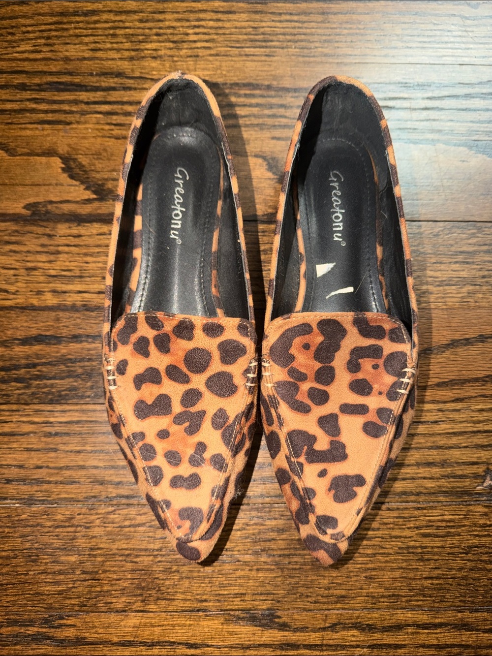 Cheetah print flats